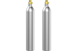 BLUE FLAG 60L Co2 Carbonator Compatible with Sodastream Appliances [NOT FOR ART & TERRA],14.5oz, Set of 2