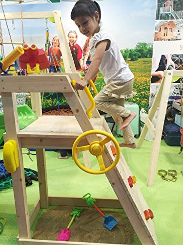 image for Ymeibe Playground Safety Handles Solid Swing Set Kids Safety Hand Grip