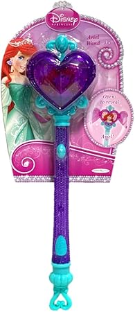 Amazon ディズニー プリンセス ハート ステッキ アリエル ワンド 女の子 子供用 Disney リトルマーメイド グッズ おもちゃ ハロウィン メイクアップ おもちゃ