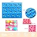 Set of 2 JeVenis Mermaid Series Tail Mermaid Silicone Fondant Mold for Cake Decoration Chocolate Candy Mold Soap Mold Baking Tool Jello Mold Cupcake Topper Ice Tray