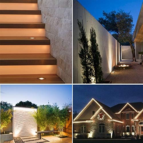 Low Voltage LED In-Floor Panorama Lighting: CKWPY 6W AC/DC 12-24V IP67 Waterproof (3000K Warm White)