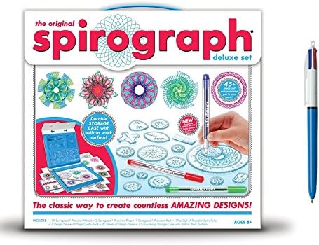 Baby Galore Kahootz Spirograph Deluxe Design Set with 4 Color Pen