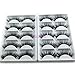 3D Mink False Eyelashes LASGOOS 100% Siberian Mink Luxurious Fluffy Volume Messy Cross Light Weight Long 5 Pairs x 2 Wholesale Fake Eye Lashes A11