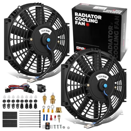 DNA Motoring 12-Inch Dual Electric Radiator Fans