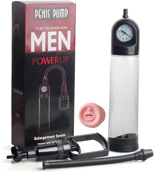 Men's ED Vacuum Pump with Pressure Gauge, Handle