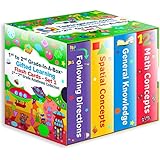 TestingMom.com 1st to 2nd Grade-In-A-Box - Gifted Learning Flash Cards Bundle - Knowledge, Following Directions, Math, Spatial Concepts - Gifted and Talented Test Prep for Grade 1-2 CogAT, OLSAT, NNAT