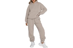 Trendy Queen Sweatsuits Women 2 Piece Outfit Two Piece Lounge Sets Hoodies and Sweatpants Fall Fashion Clothes 2025 Tracksuit
