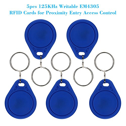 Handheld 125KHz RFID ID Card Writer/Copier Duplicator + 5pcs Writable EM4305 Key Cards - Thumbnail 2