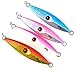 Aorace 4pcs/lot 40g Metal Jig Jigging Lure Lead Jig Lead Fish Sea Fishing Lure Crankbaits Mixed Colors