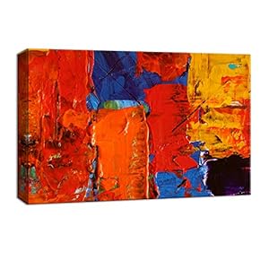 Canvas Wall Art for Living Room,Bedroom Home Artwork Paintings Abstract Ready to Hang - 12x18 inches