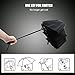 YIER LED Flashlight Umbrella, Compact Travel Umbrella, Auto Open and Close, 180 Degree Rotate Handle
