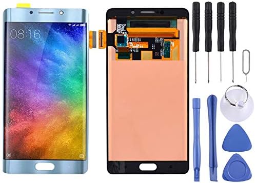 Phone Replacement Parts Mobile, for Xiaomi Mi Note 2 LCD Screen + Touch Screen Digitizer Assembly (Color : Silver)