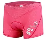 Basecamp Womens Padded Bike Shorts Cycling Pants, 3D Gel Padded Biking Bicycle Cycling Brief Underwear Bike Shorts for Road & Mountain,Breathable,Lightweight,Cycling Clothing