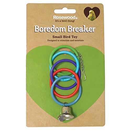 Olympic Rings With Bell – Pet Bird Toy