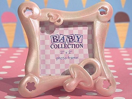Little pink pacifier photo frame