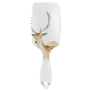 Amazon Com Malplena Hair Brush Static Free Cushion Dappled Deer