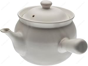 Health medicine pot Casserole Stew pot Pot with Chinese medicine white 1600ml