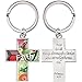 Dicksons Faith I Can Do All Things Through Him Christian Key Ring Keychain