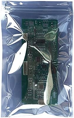 DOOGA Antistatic Resealable Bag, Shielding Anti Static Bags for Motherboard Component and Other Electronic Devices (15x20cm/5.9X7.9inches, 100PCS)