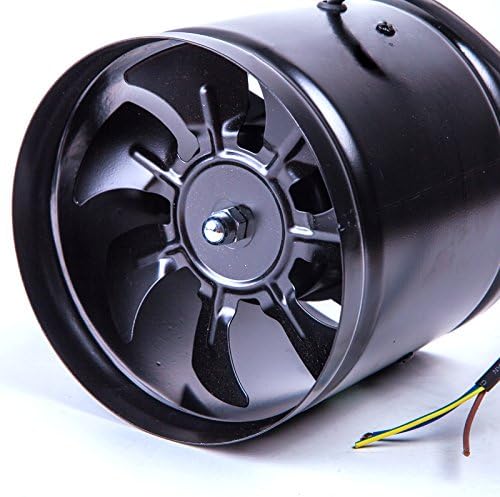 QIDUO 6 INCH in-line duct fan low noise air cleaning ventilator powerful ventilating fan 220V