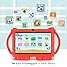 Xgody T702 7 Inch HD Kids Tablet PC Quad Core Android 8.1 1GB RAM 16GB ROM Touch Screen with WiFi Pre-Loaded 3D Game Dual Camera Red