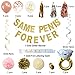 Bachelorette Party Decorations Bridal Shower Supplies Bride to be kit - Banner,Sash,Foil Tassels,Engagement Ring Balloon,Pom Poms Flowers, Balloons,Swirl