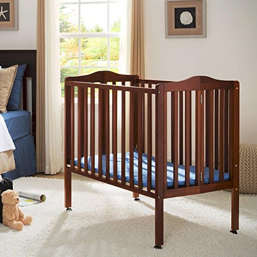 Cherry Solid Hardwood Gorgeous Finish Adjustable Baby Crib
