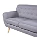 Modern Mid Century Sofa/Loveseat - Divano Roma