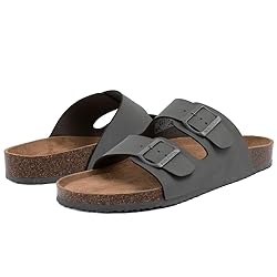 Nautica Men's Double Buckle Slide-Comfort