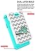 Galaxy On5 2016 Case, Style4U Cute Owl Shock Resistant Studded Rhinestone Crystal Bling Hybrid Armor Case Cover for Samsung Galaxy On5 G570 2016 Release with 1 Style4U Stylus [White/Teal]