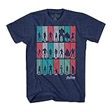 Marvel Avengers Infinity War Heroes Ensemble Mens T-Shirt (Extra Large, Heather Navy)