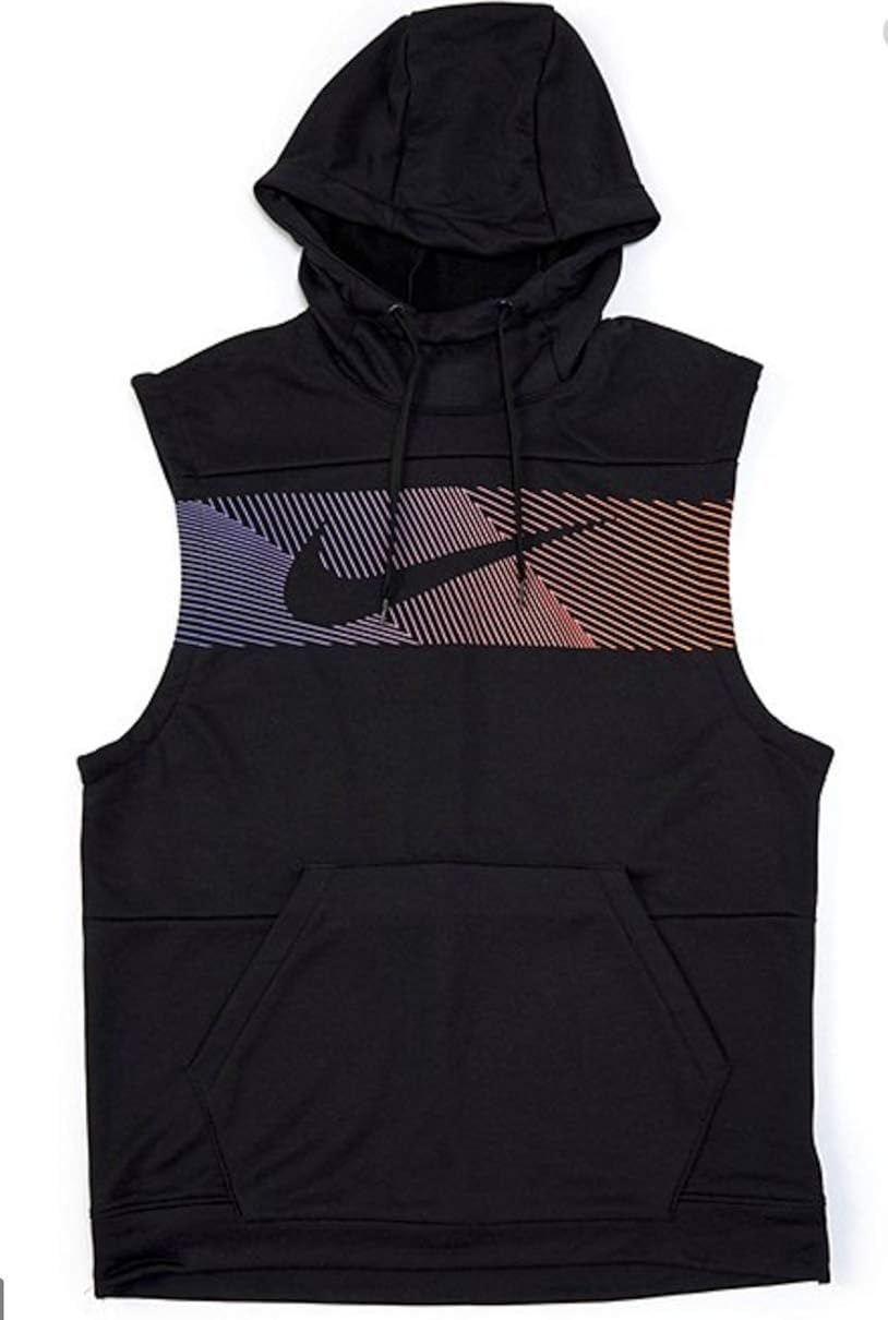 Nike Men's Sleeveless Dri-FIT Fleece 2.0 Hoodie (Xlarge) Black: Amazon.ca: Clothing & Accessories