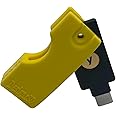 Designz3D Yubikey Protector Flip Case Keychain Holder (5 NFC / 5C NFC) (Yellow, 5C NFC)