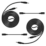SUNTHIN Cables for LED Under Cabinet Lighting, Extension Cords For Zhuy Under Cabinet Light, 2 x 40 Inch Male Cords & 2 x 4.5 Inch Female Cords