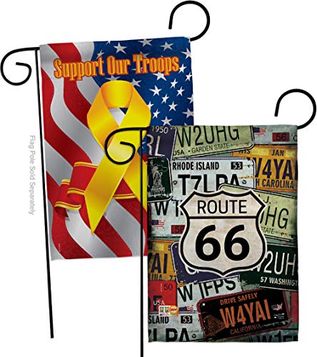 Angeleno Heritage GP137161-BOAF Route 66 Plates Americana Historic Decorative V…