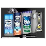 Gillette Razor Body Wash Shave Gel and Deodorant Justice League Gift Pack