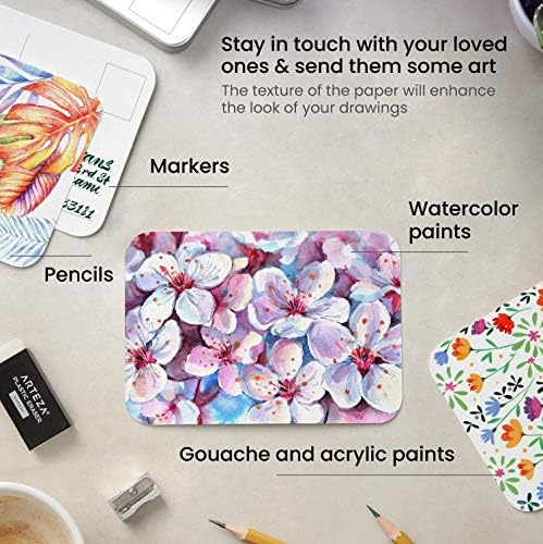 Watercolor playing cards on paper with a design worth $19.99.