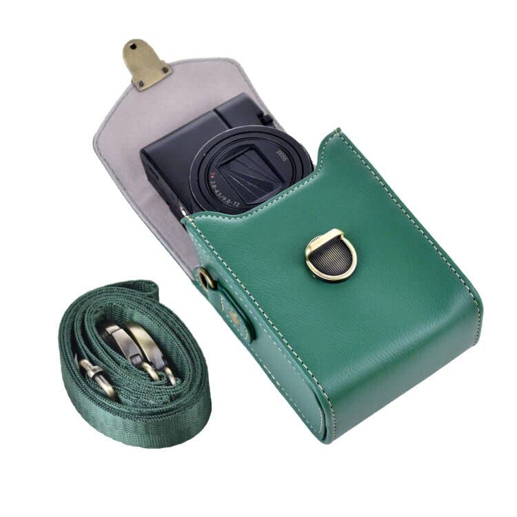 Rieibi Camera Case for Sony RX100 & HX Series - Retro Leather Case for Ricoh GR IIIx/Ricoh GR III II/Canon G7X II/G7X III / SX720/SX730/SX740 / G9X/G9X II - Green