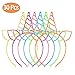 CXWILL Unicorn Headbands 30 Pcs Plastic Unicorn Hairbands for Girls Party Favors (6 Colors)