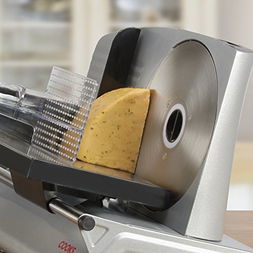 Cooks Professional Meat Slicer Machine for Home Use, Quiet 150W