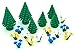 LEGO Garden Pack - Trees and Blue/White/Yellow Flowers