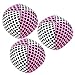 Speevers Xball Juggling / Joggling Balls Professional Set of 3. Fresh Design - 2 Layers of Net. PVC Carry Case. Pick Color, Size, Weight & Density. Choice of The World Champions! (90g White - Pink)