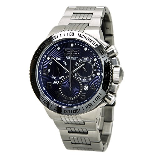 Invicta Men's 15441 S1 Rally Analog Display Swiss Quartz Silver Watch