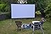 Visual Apex Projector Screen 120HD Portable Indoor/Outdoor Movie Theater Fast-Folding Projector Screen with Stand Legs and Carry Bag HD4K 16:9 Format