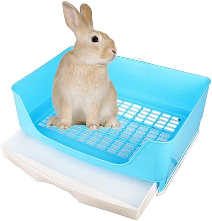 Amazon Com Amakunft Large Rabbit Litter Box With Drawer Corner
