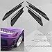 Alpha Racing Ruien Universal 4 PCS Plastic Car Front Bumper Canard Splitter Canards Exterior Black