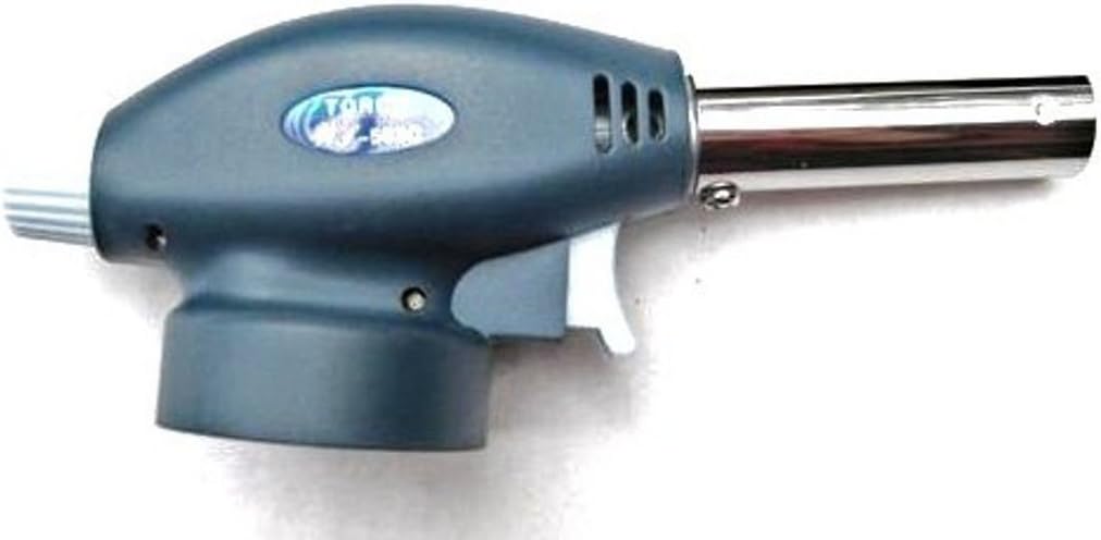 Totoab Novelty Gas Torch Flamethrower Butane Burner Auto Ignition Camping Welding BBQ Outdoor