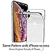 TOZO for iPhone Xs Max Case 6.5 Inch (2018) Premium Clear Soft TPU Gel Transparent Flexible Cover for iPhone Xs Max with [Space Silver Plating Edge]