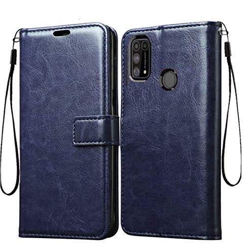 Skintice™ Flip Case | Premium Leather Finish | Inside TPU with Card Pockets | Wallet Stand | Shock Proof | Magnetic Clos