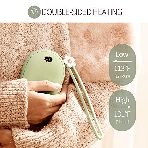 SmartDevil Rechargeable Hand Warmers, 10000mAh Long-Lasting Heating Electronic Hand Warmer, Large Battery, Reusable, Great for Women, Men, Outdoor Sports, in Cold Winter
